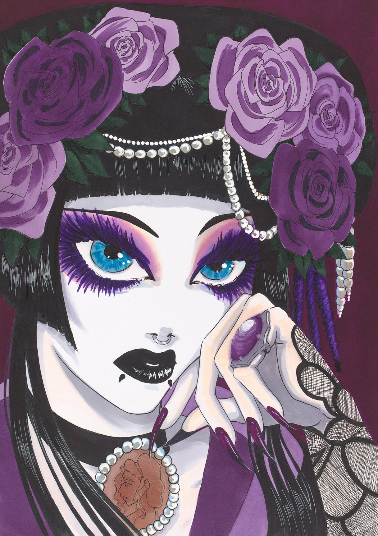Geisha Goth Woman