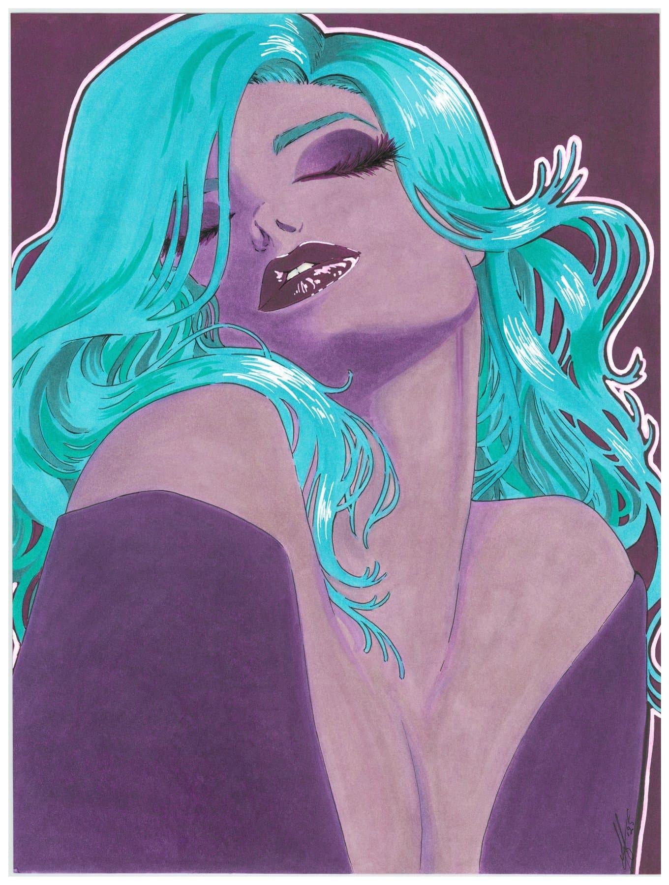 Purple Lady